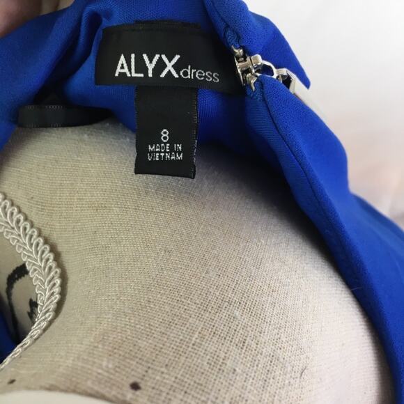 Alyx Fit and Flare Dress Cobalt Blue 8 - Picture 11 of 13